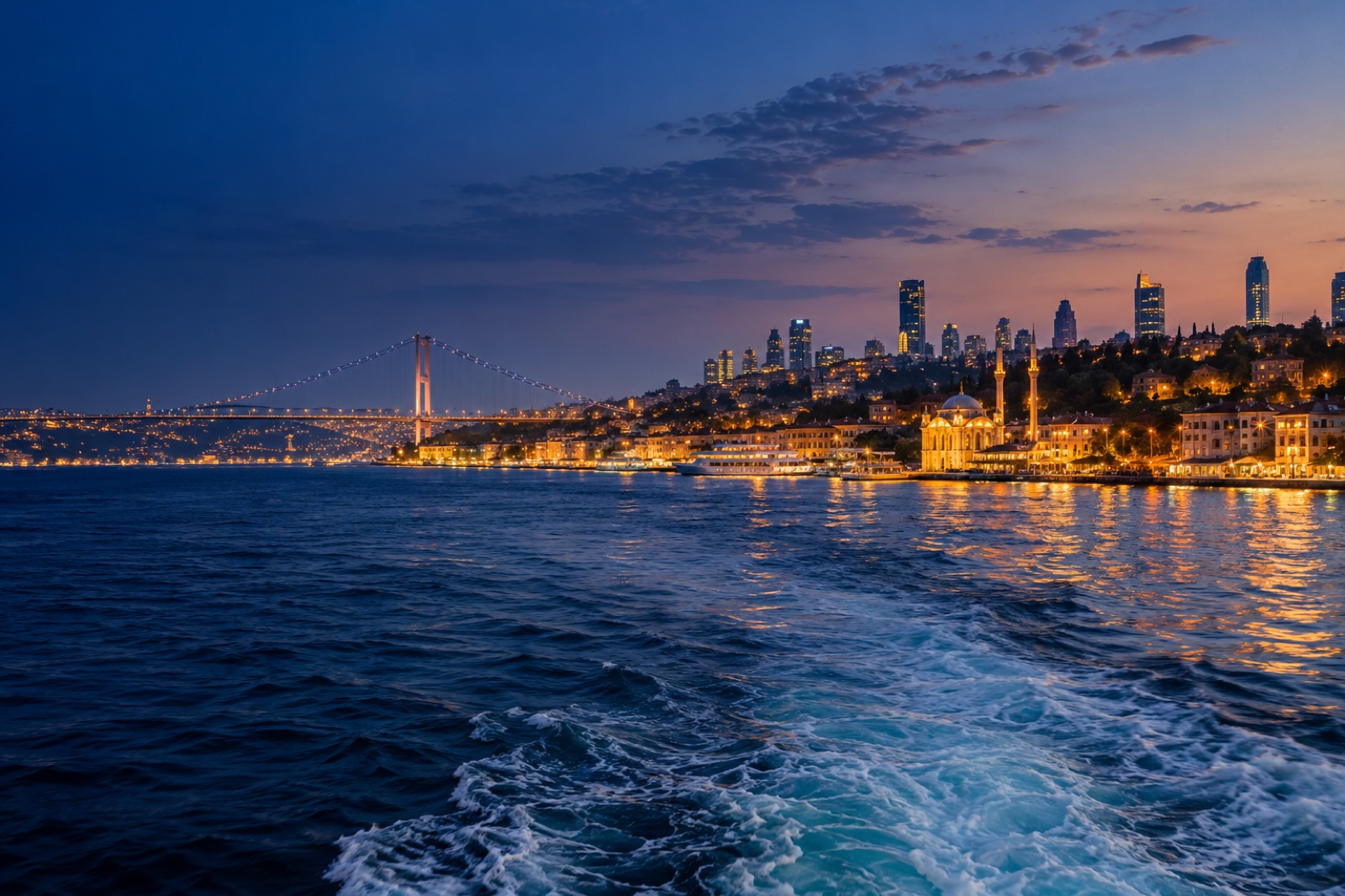 İstanbul Ortaköy ve Boğaz